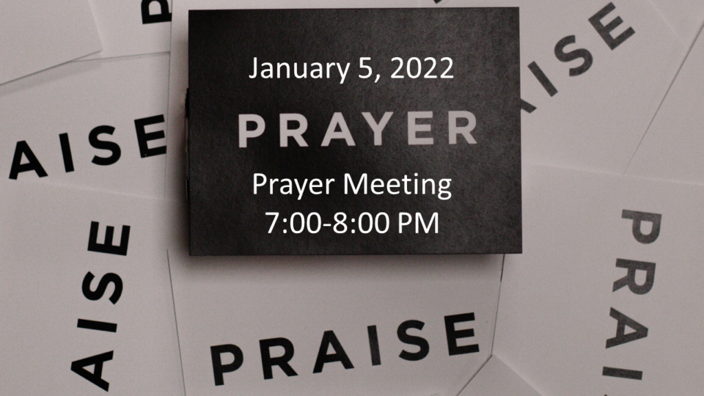 KBC Prayer Meeting January