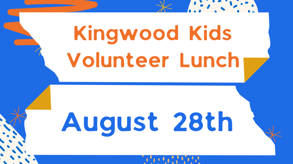 Kingwood Kids Volunteer Lunch