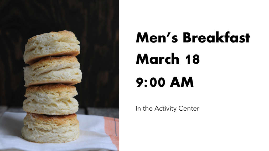 Mens Breakfast March
