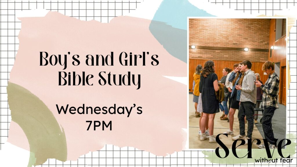 Boys and Girls Bible Study