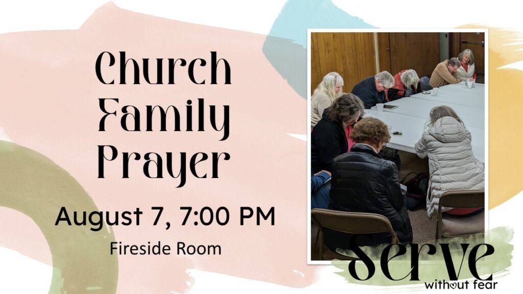 Church Family Prayer August