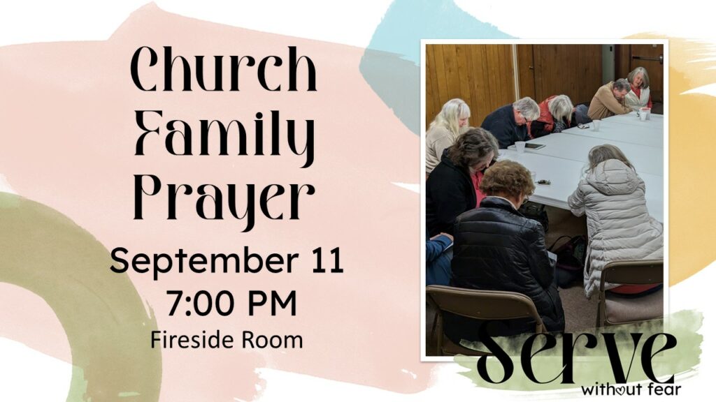 Church Family Prayer Sept